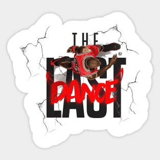 BASKETBALLART - MJ DANCE THE LAST Sticker